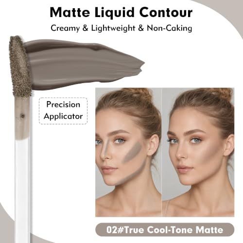 Liquid Contour Highlighter Stick Set - Fair Rose & Cold Gray