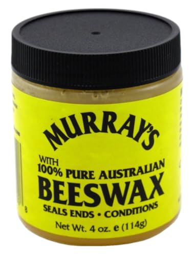 Murray's Beeswax Hair Wax 4oz | Natural Styling & Dreadlock Sealant - 2 Pack