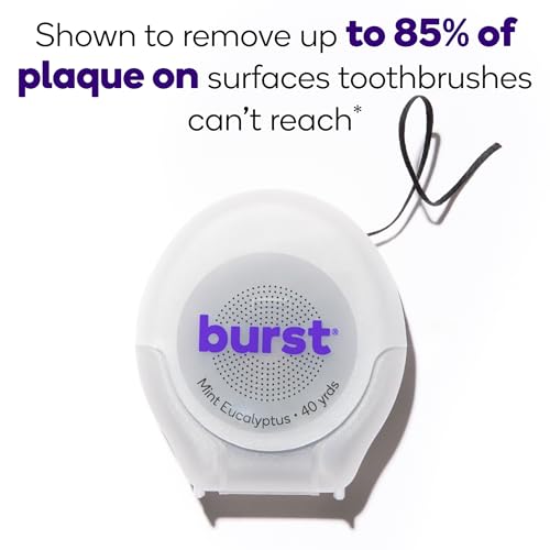 BURST Expanding Dental Floss Mint Eucalyptus 40 Yards
