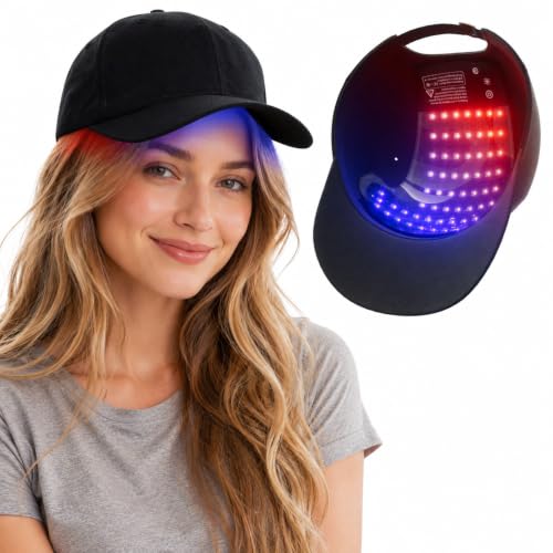 Red Light Therapy Hair Regrowth Cap – FDA Cleared, 650nm LED