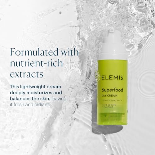 ELEMIS Superfood Day Cream | Vitamin-Rich Lightweight Prebiotic Daily Moisturizer Replenishes, Hydrates and Protects for Radiant, Healthy Skin | 50 mL