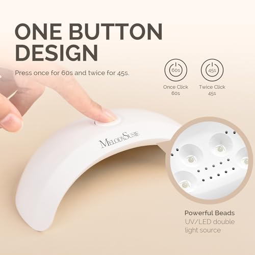 MelodySusie Pocket-Sized 6W UV/LED Nail Lamp P-Art04