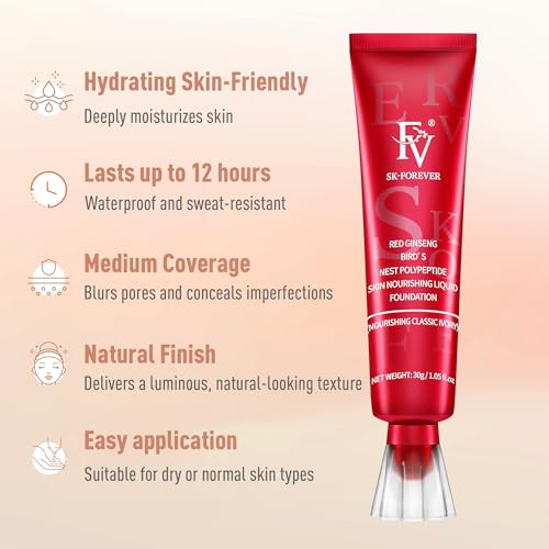 FV 2 Pack Dewy Liquid Foundation, Waterproof & Hydrating