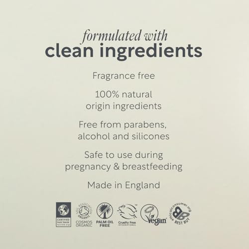 Certified Organic & All Natural Soap Bar, Moisturizing & Rejuvinating, Dermatologist Approved for Sensitive Skin, Unscented & 100% Palm Oil Free, 5.3oz