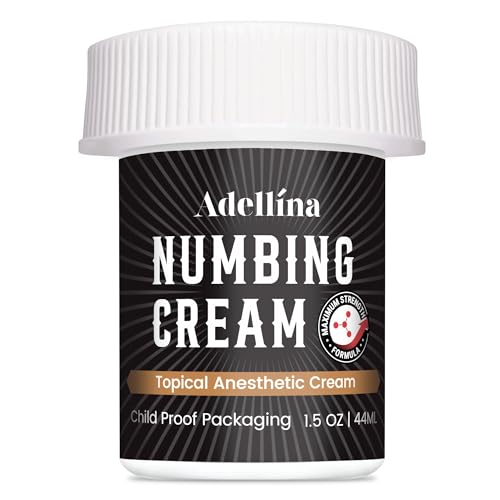 Numbing Cream Maximum Strength: Long Lasting Extra Relief with Arnica and Emu Oil 1.5oz/ 44ml