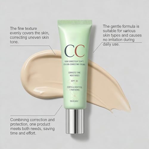 CC Red Correction Cream with CICA & SPF - Redness Corrector