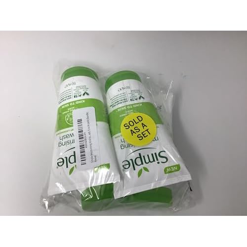 Simple Moisturizing Kind to Skin Face Wash, 5 oz (4 pack) (Bundle)