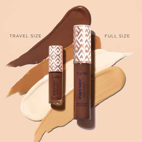 tarte shape tape radiant concealer – Medium-Coverage, Radiant Finish for Under Eye Concealer for Dark Circles, Fine Lines, Redness & Discoloration, Hydrating, Vegan, Cruelty Free