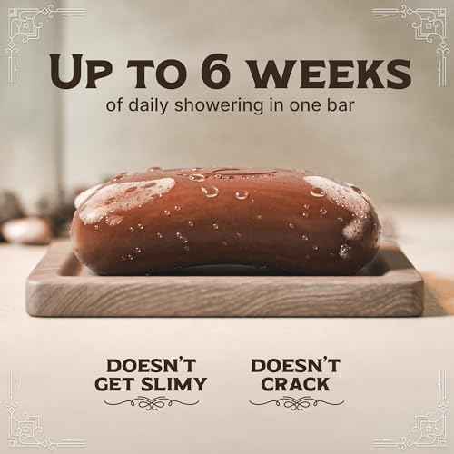 Body Wash Castile Soap Bar for Sensitive Skin ? Long Lasting Natural Bar Soap for Men w/Olive Oil and Cocoa Butter - Vegan Tobacco Vanilla Scented by Carolina Castile, 5 oz Each