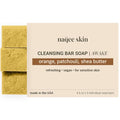 Patchouli & Orange Soap Bar (3 Pack), Vegan Patchouli Bar Soap For Dry & Sensitive Skin, Handmade with Organic Ingredients, Naqee Skin