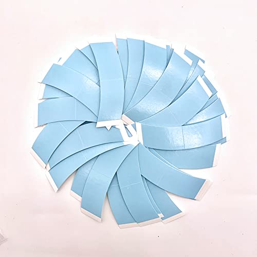 Eumos 40pcs Double Sided Wig Tape Waterproof Lace Front Tape for Wigs Adhesive Tape Strong Hold Clear Wig Tape for Lace Wigs Toupee Hairpiece