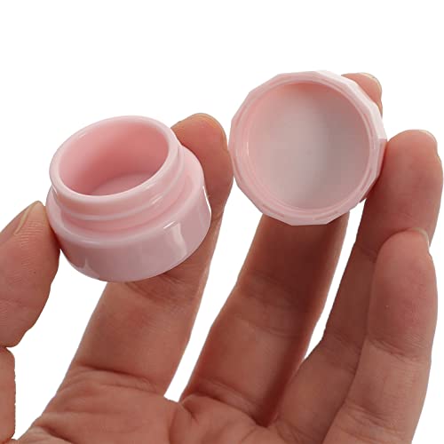 Beaupretty 12 Pieces Travel Containers Sets PP Cream Jars Small Plastic Refillable Box Cosmetic Empty Jar Portable Makeup Container with Lids, 3g
