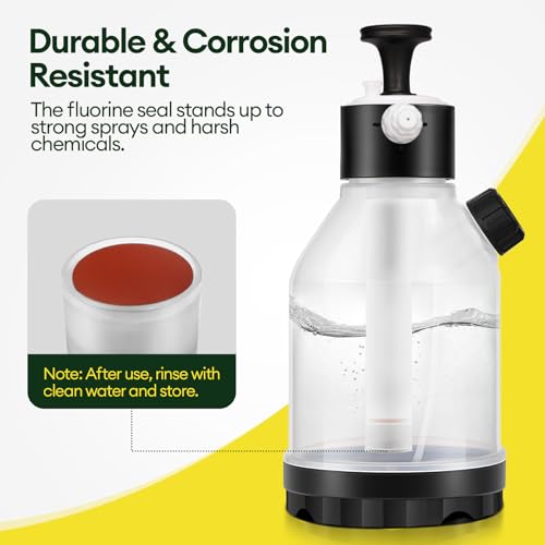 50oz Hand Pump Sprayer for Gardening, Cleaning & Household Use