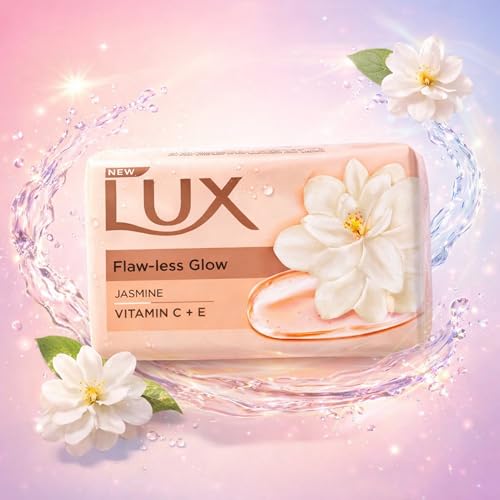 Lux Velvet Touch Jasmine & Almond Oil Soap Bar, 3x150g