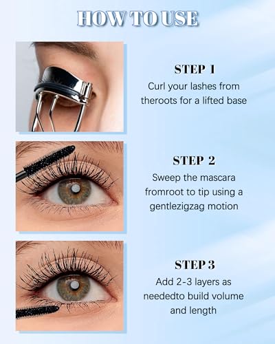 Waterproof Mascara for Mature Women 60+ | Volume & Length
