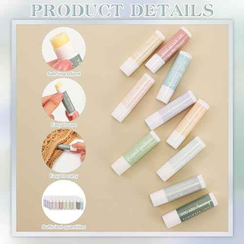 50 Sets Christmas Employee Appreciation Gifts Bulk Lip Balm Favors Xmas Thank You Team Gifts for Coworkers Staff Teacher Nurse Volunteer Thanksgiving Appreciation Christmas Stocking Stuffers