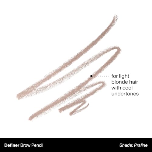 Morphe Definer Dual-Ended Brow Pencil & Spoolie - Light Blonde Cool Tones