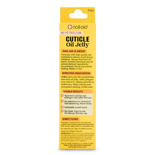 Nail-Aid Cuticle Oil Jelly Non-Drip Treatment with Collagen & Vitamin E