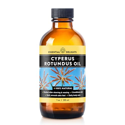 Cyperus Rotundus Oil for Smooth Skin Post-Hair Removal - 1 Fl. Oz.