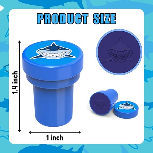36PCS Shark Party Favors Set - Tattoos & Stamps