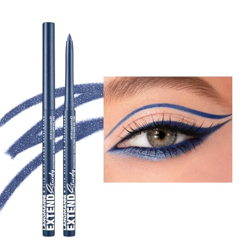 Blue Waterproof Eyeliner Pencil | Retractable, Smudge-Proof