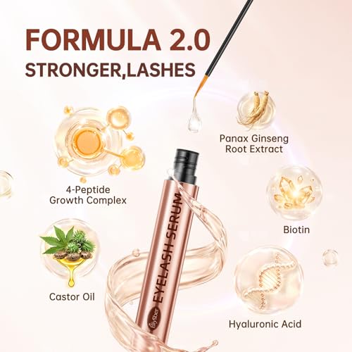 Lash Growth Serum for Longer Fuller Thicker Lashes - Vegan