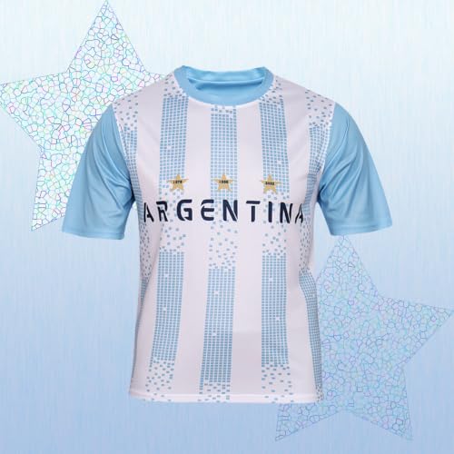 Argentina Brazil Football Sport Fan T-Shirt for Men Women