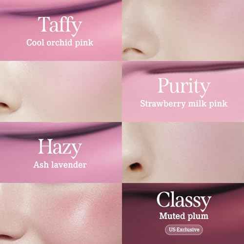 DEARDAHLIA Petal Drop Blush (Barely) - Vegan Weightless Liquid Blush with Long-lasting Pigment, Buildable and Skincare-Infused Fomula. Natural Flush, and Dewy Finish. Korean Makeup for Cheeks. 0.14 oz