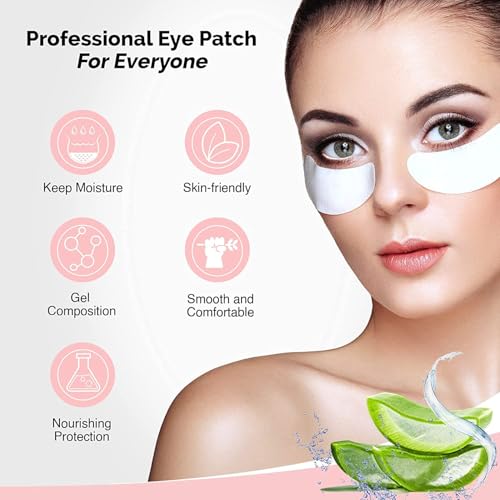 GreenLife 50 Pairs Hydrogel Eye Pads for Lash Extensions