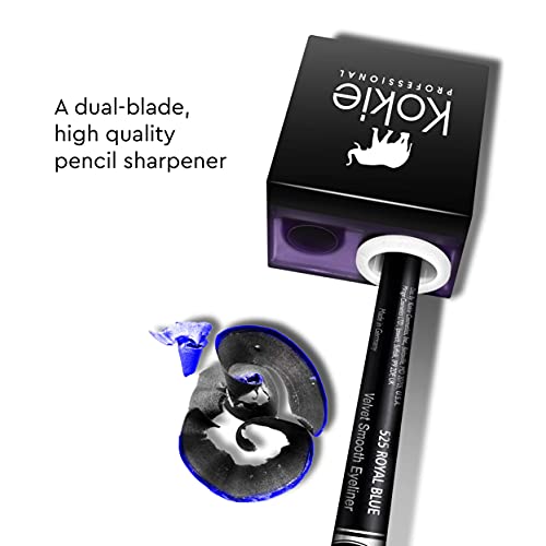 Kokie Dual Makeup Pencil Sharpener with German Steel Blades & Cleaner