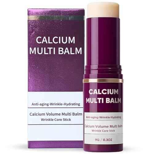 Layla Mae Calcium Volume Multi Balm Stick - Anti-Wrinkle Face Lift Firming & Tightener Skincare - Wrinkles Smooth Skin Eye Lip & Neck Care Hydrating Moisturizing Multi-Balm with Collagen