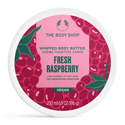 The Body Shop Fresh Raspberry Whipped Body Butter ? Nourishing & Moisturizing Lightweight Skincare for Normal to Dry Skin ? Vegan ? 6.9 oz
