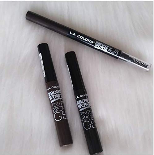 L.A. COLORS Browie Wowie Tinted Brow Gel Dark Brown - 2 Pack