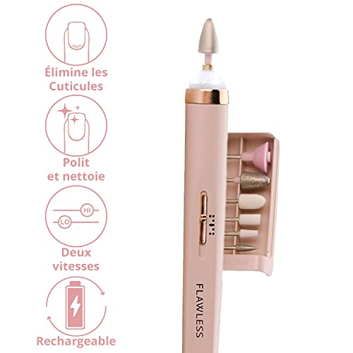 Finishing Touch Flawless Salon Nails, Professional Manicure Set for an at-Home Salon Experience, Files, Buffs, Shines, and Polishes for Instantly Beautiful Nails