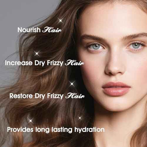 Adofect Hair Treatment Serum - 100 Capsules Hair Care Vitamins - No Rinse - With Argan Macadamia & Avocado Oils - Vitamins A, E, & Pro B5 - Hair Oil Conditioner for Women & Men