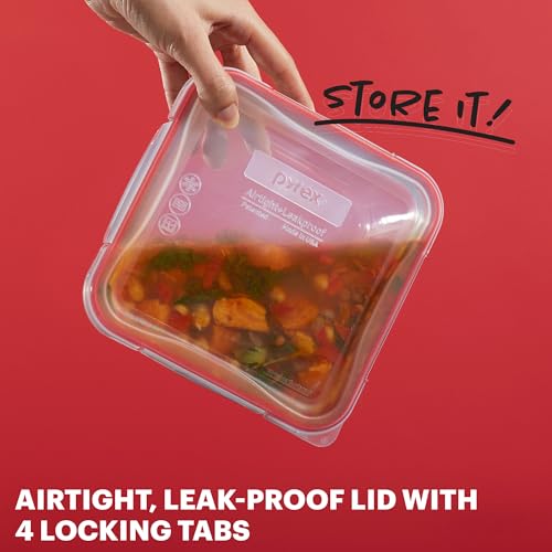 Pyrex Freshlock 10-Pack Glass Food Storage Containers with Airtight Lids