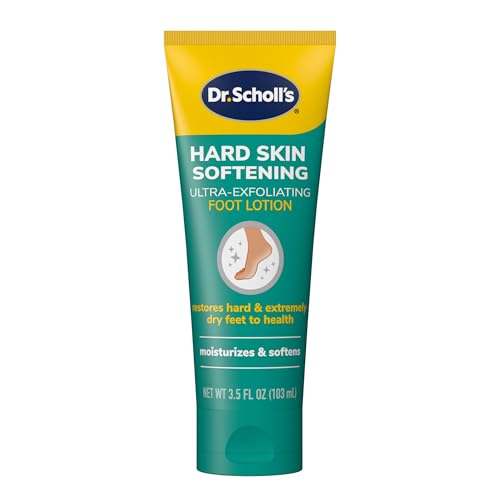 Dr. Scholl's Foot Lotion for Dry Cracked Feet - 3.5 oz | Urea Exfoliating Moisturizer