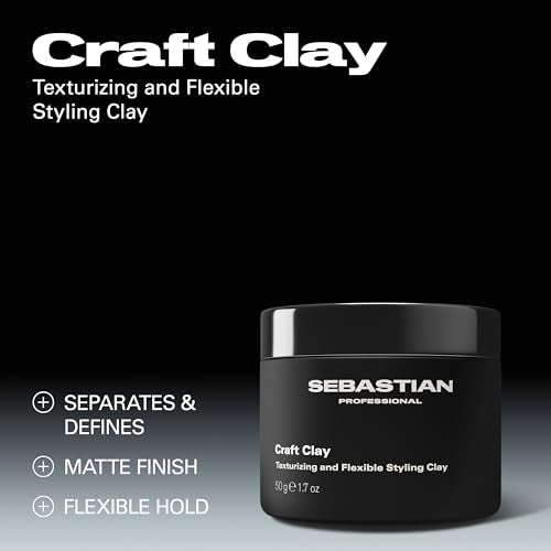 Sebastian Craft Clay | Texturizing Hair Styling Clay 1.7 oz