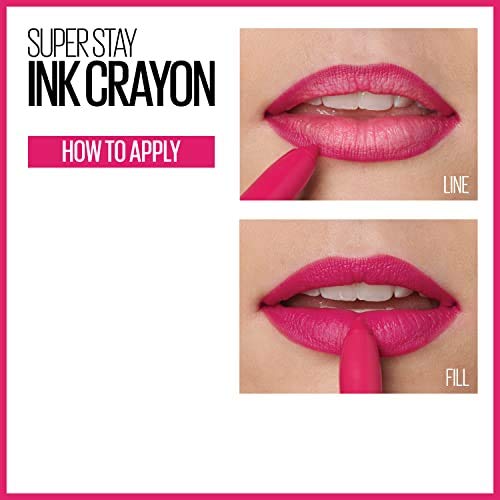 Maybelline SuperStay Ink Crayon Matte Lipstick, Forget The Rules