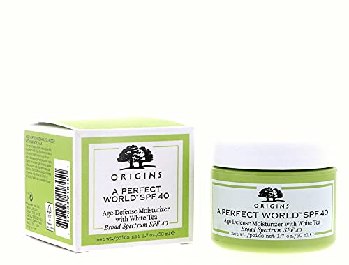 Origins A Perfect World SPF 40 Age-Defense Moisturizer, White, 1.7 Ounce