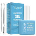 Quick Gel Nail Polish Remover Kit with Cuticle Pusher & Scraper Tool