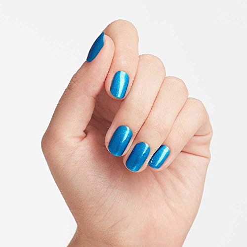 OPI Do You Sea What I Sea? Nail Lacquer – Opaque Bright Blue 0.5 fl oz