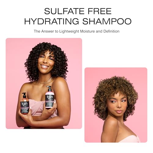 tgin Rose Water Clarifying Shampoo for Curly Hair – 13oz