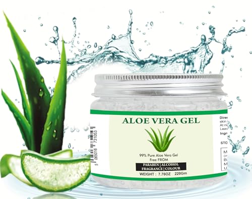Raslok Aloe Vera Gel 99% Pure Natural Moisturizer 7.76 oz