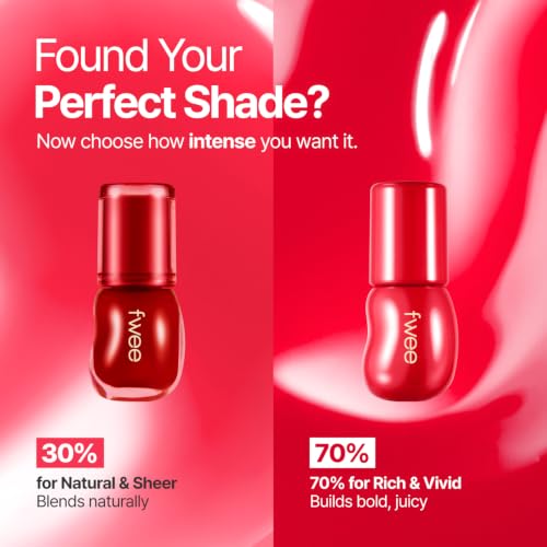 fwee 3D Voluming Lip Gloss - Dirty Cola 70% Pigment, High Shine, Long-Lasting Moisturizing Gel, 5.3g