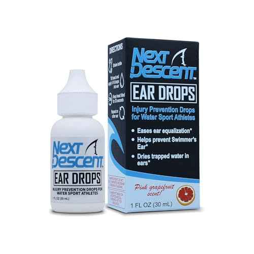 Swimmers Ear Drops for Pool & Ocean Swimming | Next Descent Prevention Drops for Waters Sports, Swimming, Diving and Snorkeling