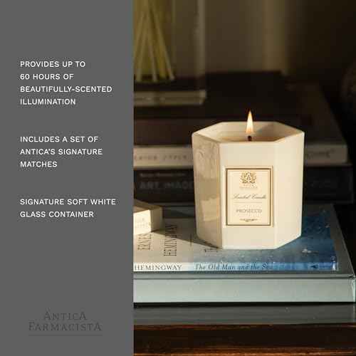 Antica Farmacista Luxury Scent Candle - Decorative Home Candle - Long-Lasting & Premium Scented - Luxury Gift - Prosecco, 9 oz