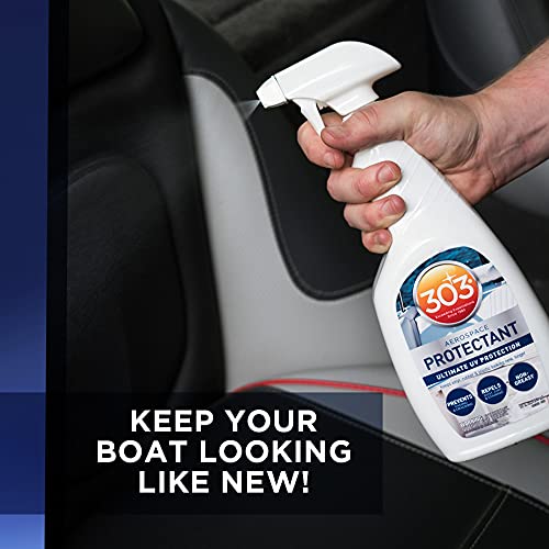 303 Products Marine Aerospace Protectant – UV Protection – Repels Dust, Dirt, & Staining – Smooth Matte Finish – Restores Like-New Appearance – 16 Fl. Oz. (30340CSR)