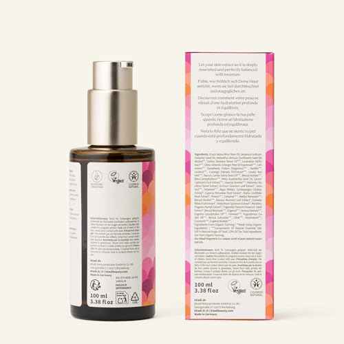 khadi PINK LOTUS BEAUTY Ayurvedic Hydrating Body Oil - Balancing & moisturizing sensual oil - 100% plant-based & natural - 3.38 fl oz