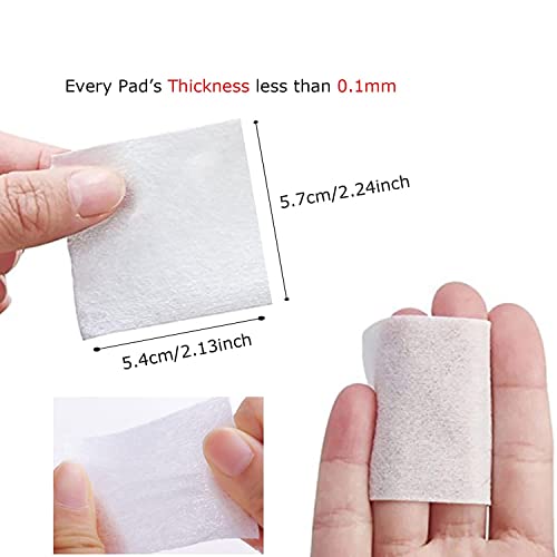1000 Pack Thin Facial Cotton Pads - Soft Lint-Free Makeup Remover